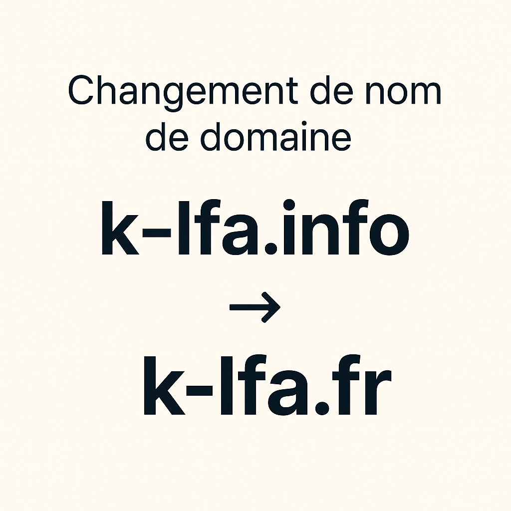 Changement de domaine